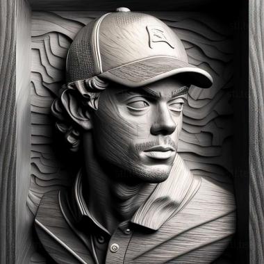 3D model Rory McIlroy PGA Tour game (STL)